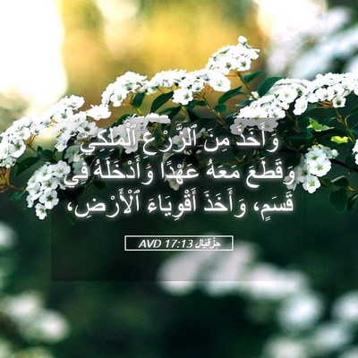 Picture 05 - حِزْقِيَال 17:13 AVD - وَأَخَذَ مِنَ ٱلزَّرْعِ - Bible Verse Picture