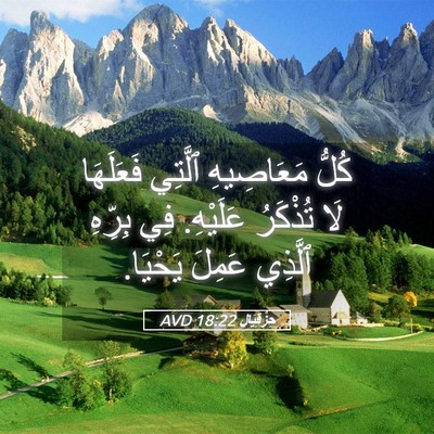 Picture 05 - حِزْقِيَال 18:22 AVD - كُلُّ مَعَاصِيهِ ٱلَّتِي - Bible Verse Picture