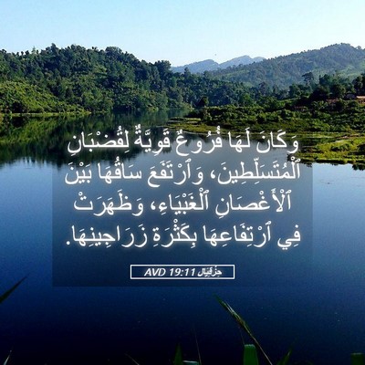 Picture 05 - حِزْقِيَال 19:11 AVD - وَكَانَ لَهَا فُرُوعٌ - Bible Verse Picture