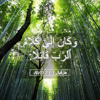Picture 05 - حِزْقِيَال 23:1 AVD - وَكَانَ إِلَيَّ كَلَامُ - Bible Verse Picture