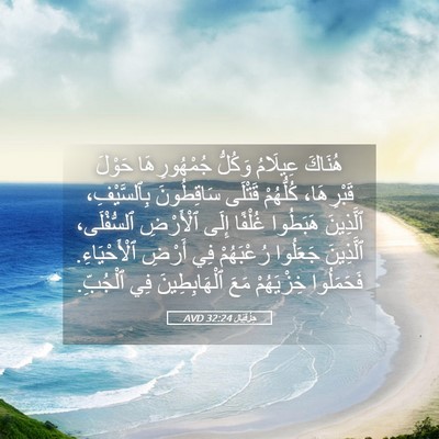 Picture 05 - حِزْقِيَال 32:24 AVD - هُنَاكَ عِيلَامُ وَكُلُّ - Bible Verse Picture