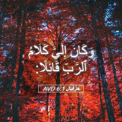 Picture 05 - حِزْقِيَال 6:1 AVD - وَكَانَ إِلَيَّ كَلَامُ - Bible Verse Picture