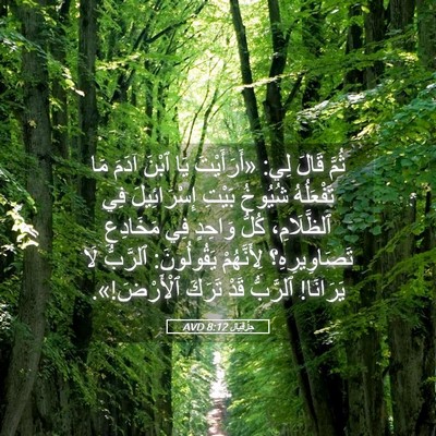 Picture 05 - حِزْقِيَال 8:12 AVD - ثُمَّ قَالَ لِي: - Bible Verse Picture