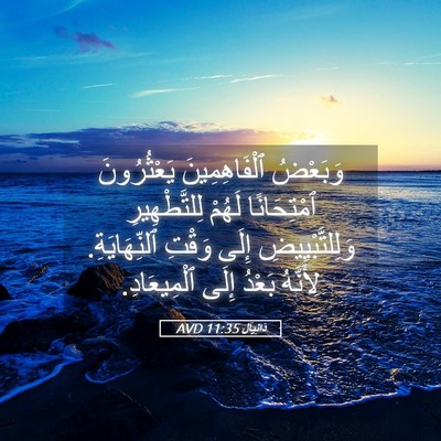 Picture 05 - دَانِيآل 11:35 AVD - وَبَعْضُ ٱلْفَاهِمِينَ - Bible Verse Picture