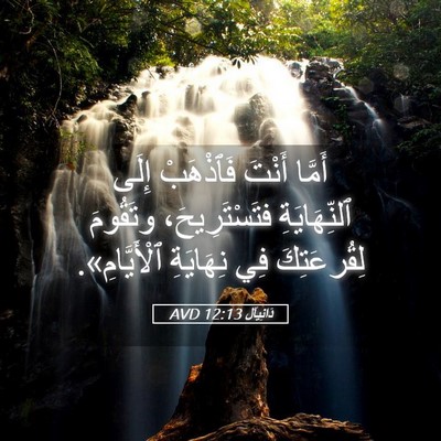 Picture 05 - دَانِيآل 12:13 AVD - أَمَّا أَنْتَ فَٱذْهَبْ - Bible Verse Picture