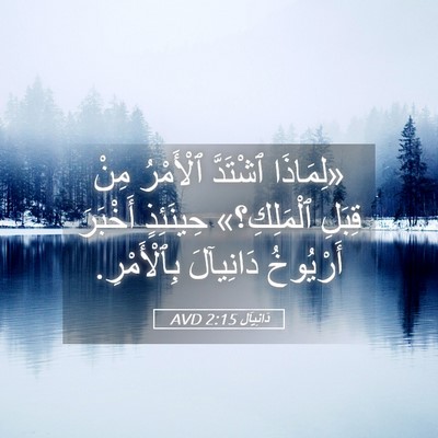 Picture 05 - دَانِيآل 2:15 AVD - «لِمَاذَا ٱشْتَدَّ - Bible Verse Picture