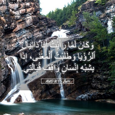 Picture 05 - دَانِيآل 8:15 AVD - وَكَانَ لَمَّا رَأَيْتُ - Bible Verse Picture