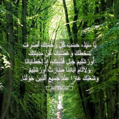 Picture 05 - دَانِيآل 9:16 AVD - يَا سَيِّدُ، حَسَبَ كُلِّ - Bible Verse Picture