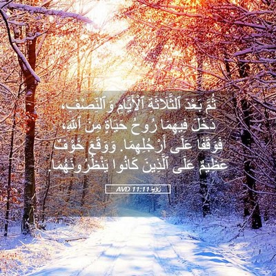 Picture 05 - رُؤيا 11:11 AVD - ثُمَّ بَعْدَ ٱلثَّلَاثَةِ - Bible Verse Picture