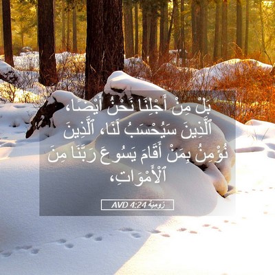 Picture 05 - رُومِيَةَ 4:24 AVD - بَلْ مِنْ أَجْلِنَا نَحْنُ - Bible Verse Picture