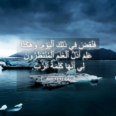 Picture 05 - زَكَريَّا 11:11 AVD - فَنُقِضَ فِي ذَلِكَ - Bible Verse Picture