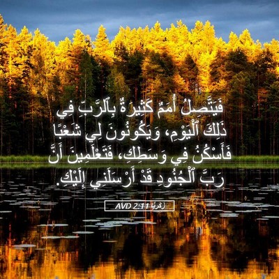 Picture 05 - زَكَريَّا 2:11 AVD - فَيَتَّصِلُ أُمَمٌ - Bible Verse Picture