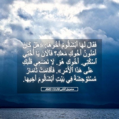 Picture 05 - صَمُوئِيلَ ٱلثَّانِي 13:20 AVD - فَقَالَ لَهَا - Bible Verse Picture