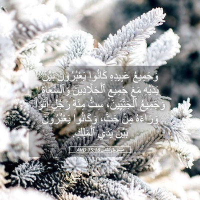 Picture 05 - صَمُوئِيلَ ٱلثَّانِي 15:18 AVD - وَجَمِيعُ عَبِيدِهِ - Bible Verse Picture