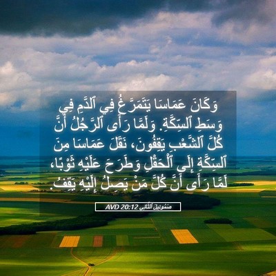Picture 05 - صَمُوئِيلَ ٱلثَّانِي 20:12 AVD - وَكَانَ عَمَاسَا - Bible Verse Picture