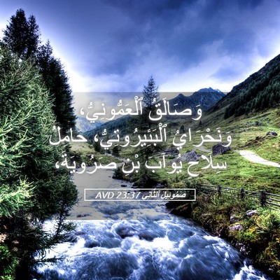 Picture 05 - صَمُوئِيلَ ٱلثَّانِي 23:37 AVD - وَصَالَقُ ٱلْعَمُّونِيُّ، - Bible Verse Picture