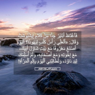 Picture 05 - صَمُوئِيلَ ٱلثَّانِي 3:8 AVD - فَٱغْتَاظَ أَبْنَيْرُ - Bible Verse Picture