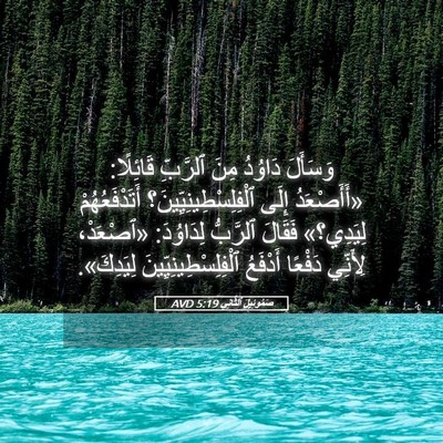 Picture 05 - صَمُوئِيلَ ٱلثَّانِي 5:19 AVD - وَسَأَلَ دَاوُدُ مِنَ - Bible Verse Picture