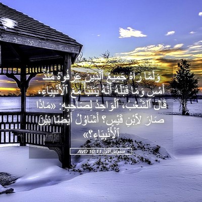 Picture 05 - صَمُوئِيلَ ٱلْأَوَّلُ 10:11 AVD - وَلَمَّا رَآهُ جَمِيعُ - Bible Verse Picture