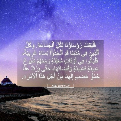 Picture 05 - عَزْرَا 10:14 AVD - فَلْيَقِفْ رُؤَسَاؤُنَا - Bible Verse Picture