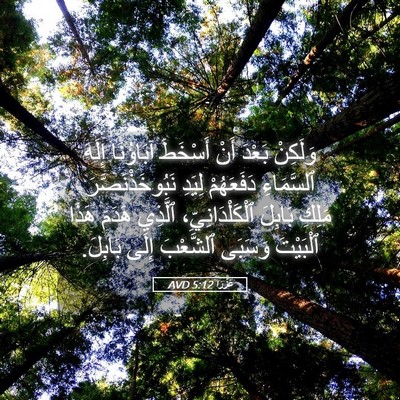 Picture 05 - عَزْرَا 5:12 AVD - وَلَكِنْ بَعْدَ أَنْ - Bible Verse Picture