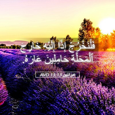 Picture 05 - عِبرانِيّين 13:13 AVD - فَلْنَخْرُجْ إِذًا - Bible Verse Picture
