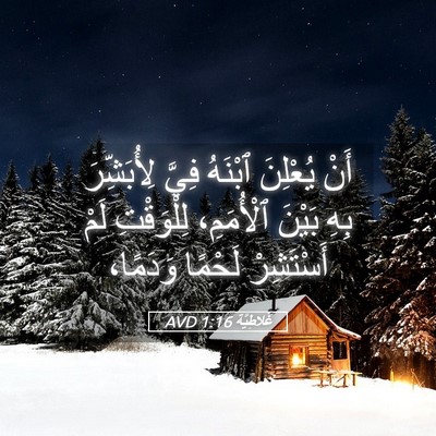 Picture 05 - غَلاطِيَّة 1:16 AVD - أَنْ يُعْلِنَ ٱبْنَهُ - Bible Verse Picture