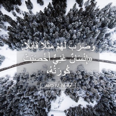 Picture 05 - لُوقا 12:16 AVD - وَضَرَبَ لَهُمْ مَثَلًا - Bible Verse Picture