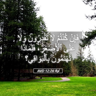 Picture 05 - لُوقا 12:26 AVD - فَإِنْ كُنْتُمْ لَا - Bible Verse Picture