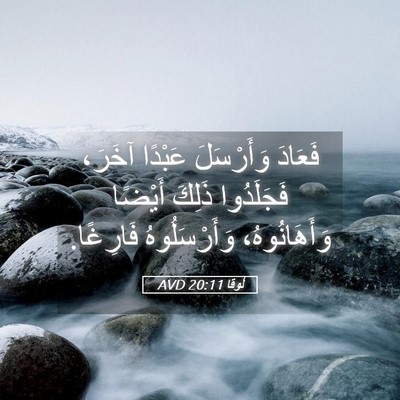 Picture 05 - لُوقا 20:11 AVD - فَعَادَ وَأَرْسَلَ - Bible Verse Picture