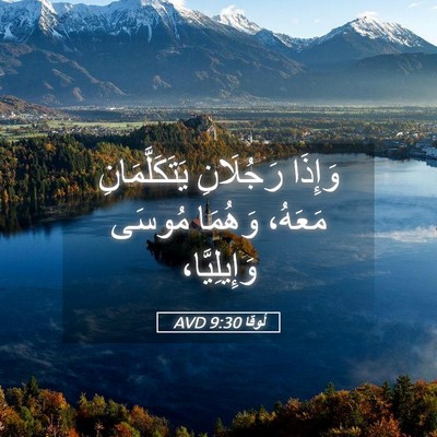 Picture 05 - لُوقا 9:30 AVD - وَإِذَا رَجُلَانِ - Bible Verse Picture