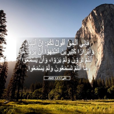 Picture 05 - مَتَّى 13:17 AVD - فَإِنِّي ٱلْحَقَّ أَقُولُ - Bible Verse Picture