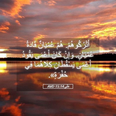 Picture 05 - مَتَّى 15:14 AVD - اُتْرُكُوهُمْ. هُمْ - Bible Verse Picture