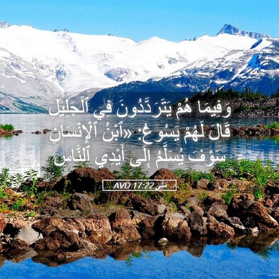 Picture 05 - مَتَّى 17:22 AVD - وَفِيمَا هُمْ - Bible Verse Picture