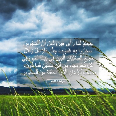 Picture 05 - مَتَّى 2:16 AVD - حِينَئِذٍ لَمَّا رَأَى - Bible Verse Picture