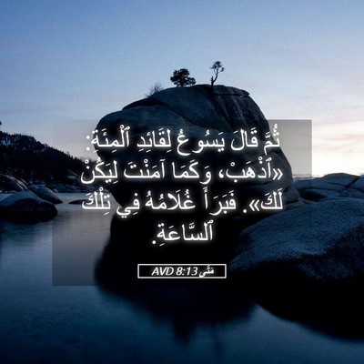 Picture 05 - مَتَّى 8:13 AVD - ثُمَّ قَالَ يَسُوعُ - Bible Verse Picture