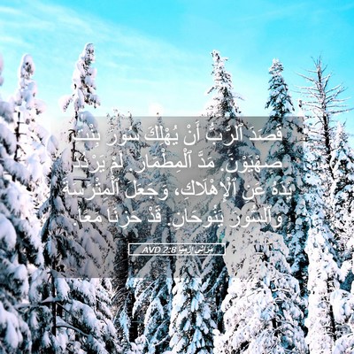 Picture 05 - مَرَاثِي إِرْمِيَا 2:8 AVD - قَصَدَ ٱلرَّبُّ أَنْ - Bible Verse Picture