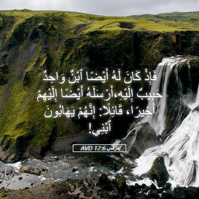 Picture 05 - مَرْقُس 12:6 AVD - فَإِذْ كَانَ لَهُ أَيْضًا - Bible Verse Picture