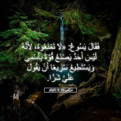 Picture 05 - مَرْقُس 9:39 AVD - فَقَالَ يَسُوعُ: «لَا - Bible Verse Picture