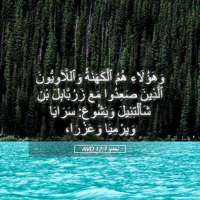 Picture 05 - نَحَمْيَا 12:1 AVD - وَهَؤُلَاءِ هُمُ - Bible Verse Picture