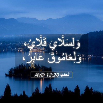 Picture 05 - نَحَمْيَا 12:20 AVD - وَلِسَلَّايَ قَلَّايُ، - Bible Verse Picture