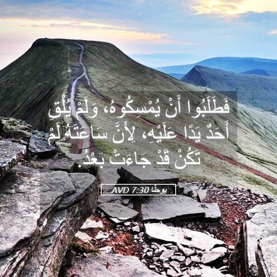 Picture 05 - يوحنَّا 7:30 AVD - فَطَلَبُوا أَنْ - Bible Verse Picture