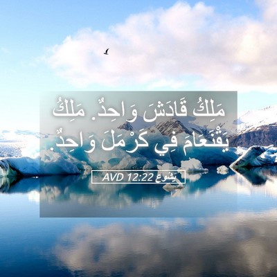 Picture 05 - يَشُوع 12:22 AVD - مَلِكُ قَادَشَ وَاحِدٌ. - Bible Verse Picture
