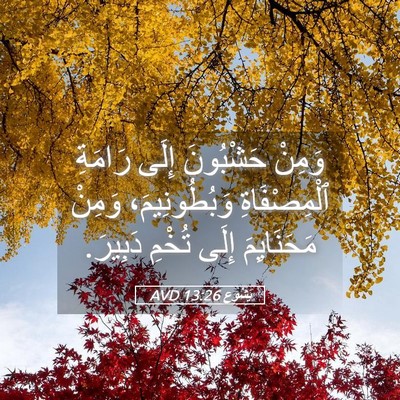 Picture 05 - يَشُوع 13:26 AVD - وَمِنْ حَشْبُونَ إِلَى - Bible Verse Picture
