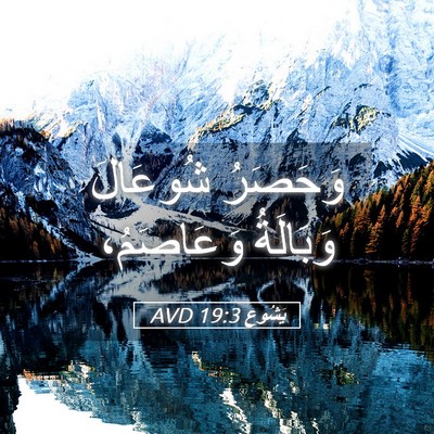 Picture 05 - يَشُوع 19:3 AVD - وَحَصَرُ شُوعَالَ - Bible Verse Picture