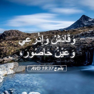 Picture 05 - يَشُوع 19:37 AVD - وَقَادَشُ وَإِذْرَعِي - Bible Verse Picture