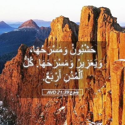Picture 05 - يَشُوع 21:39 AVD - حَشْبُونُ وَمَسْرَحُهَا، - Bible Verse Picture