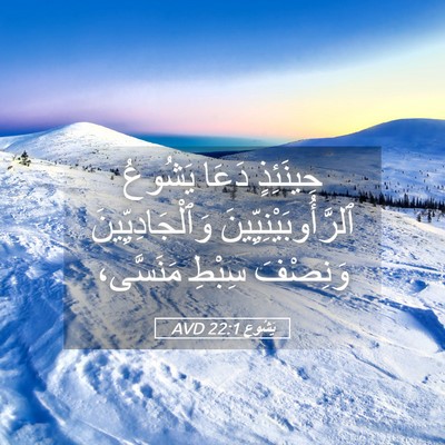 Picture 05 - يَشُوع 22:1 AVD - حِينَئِذٍ دَعَا يَشُوعُ - Bible Verse Picture