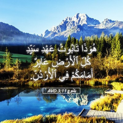 Picture 05 - يَشُوع 3:11 AVD - هُوَذَا تَابُوتُ عَهْدِ - Bible Verse Picture