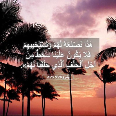Picture 05 - يَشُوع 9:20 AVD - هَذَا نَصْنَعُهُ لَهُمْ - Bible Verse Picture